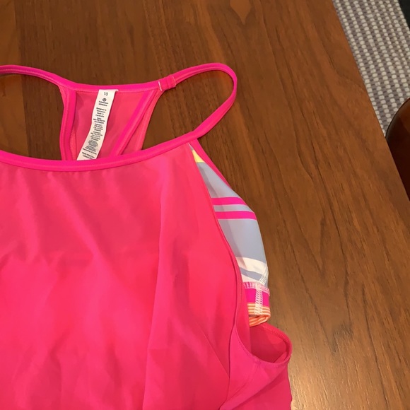 Lululemon Amped Tank hot pink NWT 10 - Picture 3 of 5